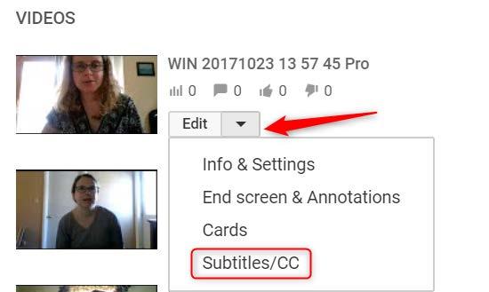 Step 7) In the Creator Studio, you will see the video you just added.