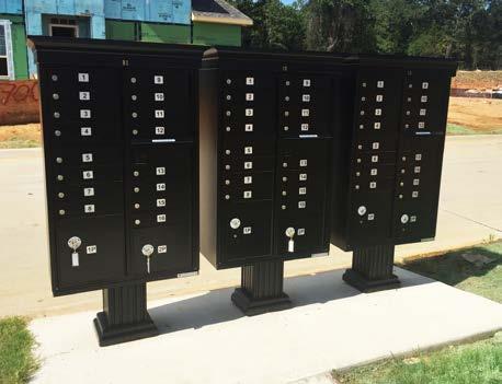 BEST PRACTICES FOR SPECIFYING SECTION 10 POSTAL SPECIALTIES Integrate Mailboxes Into the Design Customize for functionality Customization whether mailbox