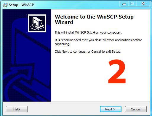(2) When the wizard opens up, click