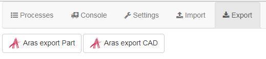 2.6 Export View A data export process is started in the Export View.