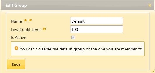 1.4.4 Group management: Through this menu, only an administrator can create and modify the structure of users within the organization.