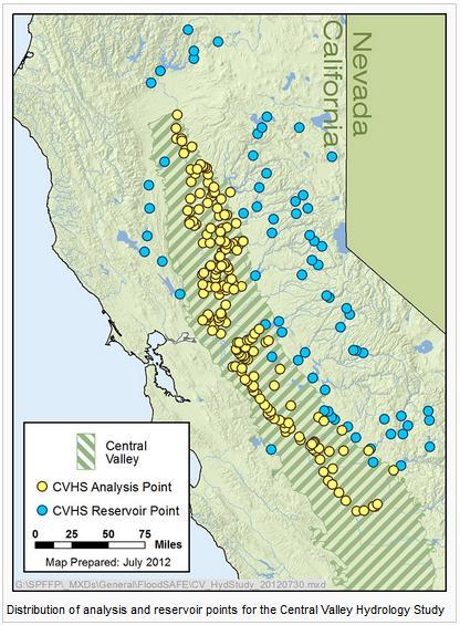 update flood hazard assessment of the Central Valley.