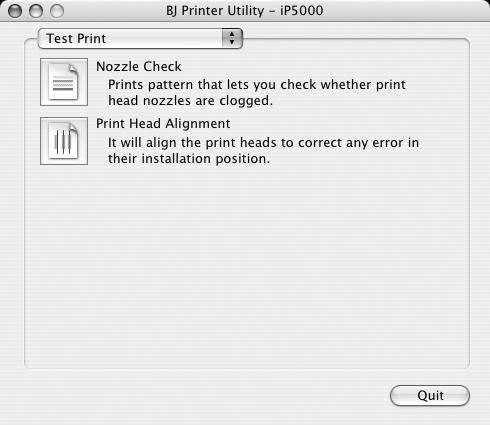 When using Mac OS X v.10.2, select your printer from the Name list and click Configure.