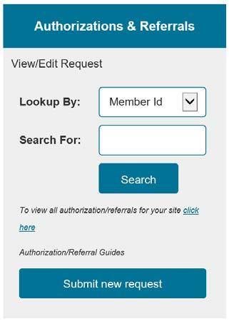 Authorizations & Referrals There are multiple Authorization and Referral Status Options you can choose from.