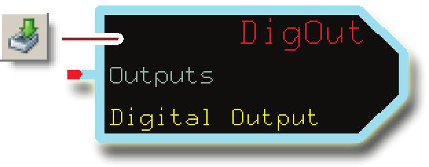 How to Configure a DigOut You must configure a DigOut to accept the signals from the function block s Output A or Output B. 1. In the GUIDE template, enter the Outputs page.