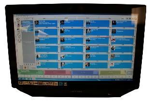 23" Touch Screen Monitor Touch interface optimised for use with Myriad.