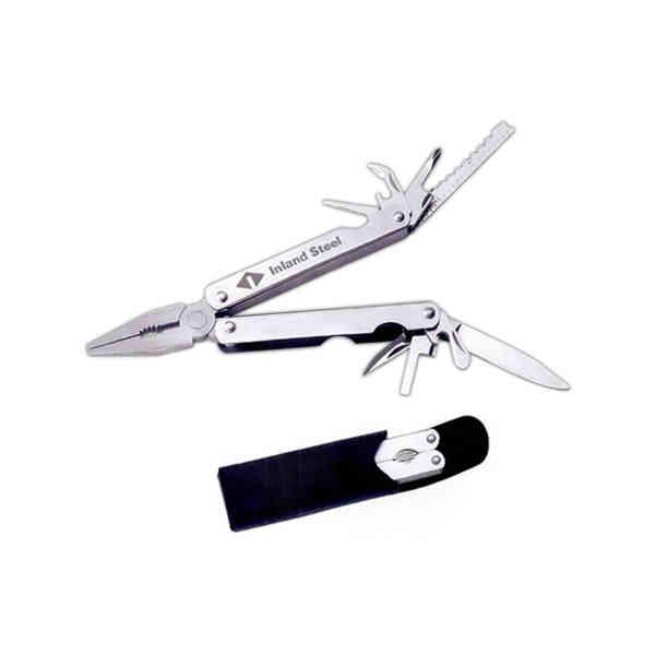 31 Laser Engraving - Stainless steel 13-function pliers with 3 gripping surfaces, wire cutter, small knife, large knife, metal/wood file,
