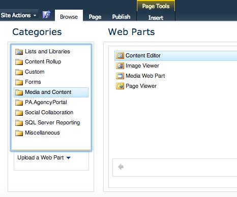 ADDING CONTENT TO THE CONTENT EDITOR WEB PART Type content directly into the web part.