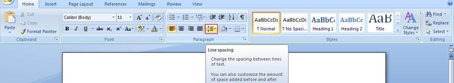 89. Change the line spacing there to "Line spacing options". 90. When the dialog box opens up, locate the Spacing Section 91.
