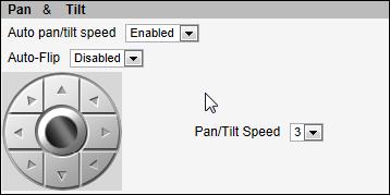How to Use Pan/Tilt Click the pan/tilt controls to pan/tilt the PTZ camera.