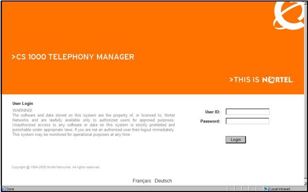Configuring TBS Web Reporting 165 Figure 49 Telephony Manager