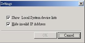3.1.2 Creating a Device List under the Local System If the Local System is not displayed in the ABS and Device List