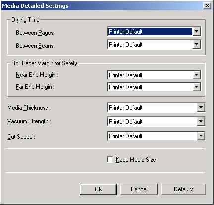 Setting Up a Print Job 2. Select a setting from the Brightness list. Brightness presents the following items for selection.