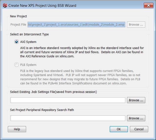 Working with Sources in Project Mode X-Ref Target - Figure 3-22 Figure 3-22: Base System Builder Wizard 3.