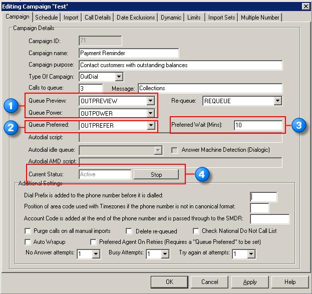 Outdial Enhancements Preview and Power Sharing and Enhanced Administration Applies to Administrator Enable both Preview & Power dialing within a single Campaign.