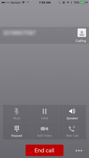Answer Call An incoming call is indicated with a ringtone. There are two options on the incoming call screen: Answer and Decline.