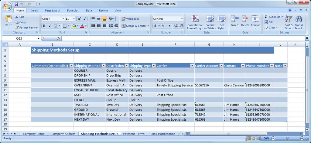 PART 4 CONFIGURATIONS FOR MICROSOFT DYNAMICS GP The following illustration shows a sample configuration worksheet.