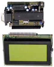LCD Header 20Mhz Xtal Eeprom Reset Switch