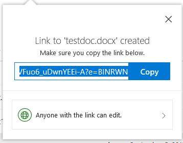 Copy link is available only for individual files, but it s the easiest way to share documents with everyone in your organization or to share with people externally (as long as external sharing is