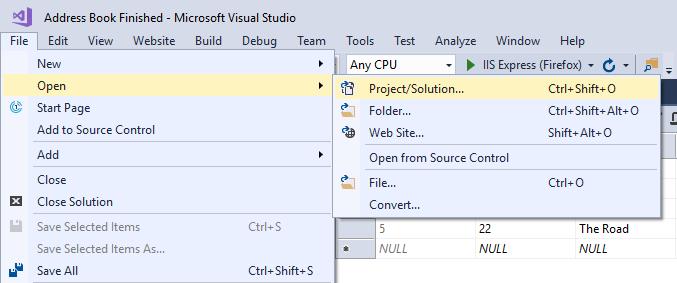 Now Try it yourself Creating Your Own Data Layer in Visual Studio Having run through the guided tour, you