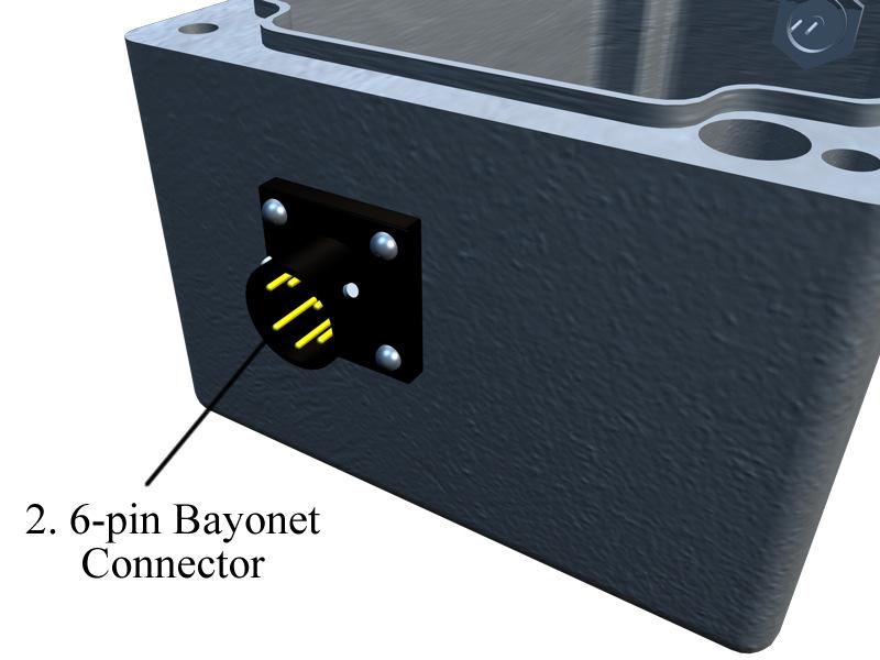 However, the enclosure should not be submerged in water. 2.2 Connectors and Cables There are two connectors on the enclosure. 1.