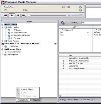 3 USEFUL FUNCTIONS OF MEDIA MANAGER Playlist Media Manager allows you to collect your favorite songs in Playlist. There are two types of Playlist.