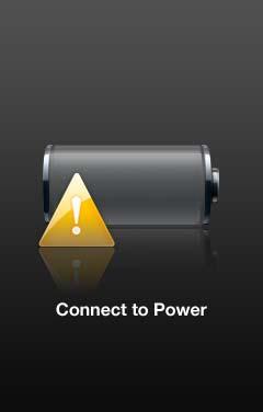 Important: If a Charging, Please Wait or Connect to Power message appears on the ipod nano screen, the battery needs to be charged before ipod nano can communicate with your computer.