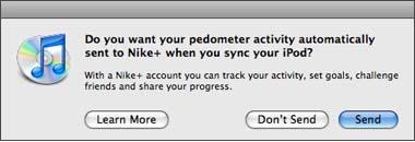 When you sync ipod nano with itunes, you can upload your pedometer and other workout information to the Nike+ website, where you can track your history, compete with your friends, and more.