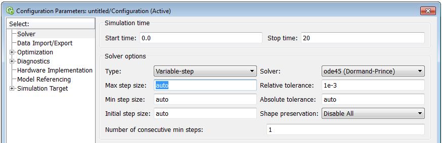 4 Simulateing a Model Models can be simulated in Simulink simply by pressing the Run button and the results can be displayed by double clicking the Scope.