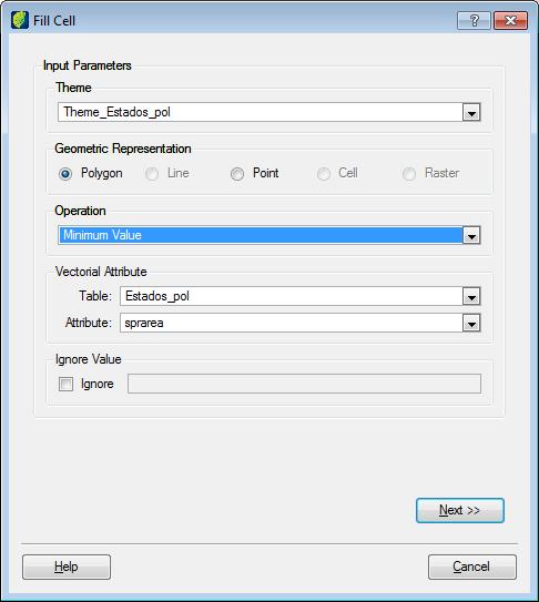 TerraAmazon Operator User s Guide Fill Cell Click on PROCESS FILL CELL.