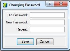 Chapter 2 Changing Password Operator users may change their own password at any time by going to the menu FILE CHANGE PASSWORD after connecting to the database.