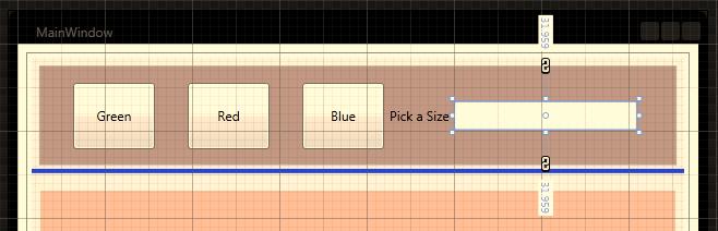 The resizable InkCanvas area Adding a Nested StackPanel To complete this first tab, we will add a few controls to the upper area of the Grid that will allow the user to change the color of ink and