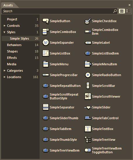 CHAPTER 5 STYLES, TEMPLATES, AND USERCONTROLS into your WPF project, the IDE inserts a number of new object resources that you can edit to your heart s content.