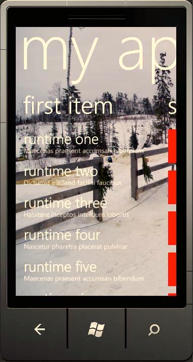 CHAPTER 7 DESIGNING FOR WINDOWS PHONE 7 Note The IDE will recommend that you embed the image data into the current application as a binary resource.