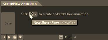 Once you have done so, you are free to rename this animation storyboard to a more fitting description (such as AnimateArrow ) via the drop-down list at the bottom of the SketchFlow Animation panel.