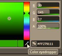 For example, let s say you wanted to get the color of a given folder on your Windows desktop. You could select the Color Eyedropper tool and then click the item of interest directly on your desktop.