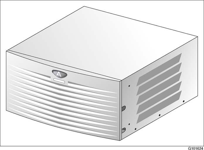 Avaya CallPilot and Avaya CS 1000 connectivity overview Figure 4: Media Gateway Except for the back panel connectors, the Media Gateway Expansion is similar in external appearance to the Media
