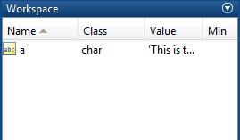 Variables are of the char class when