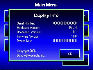 The Display will show the number of cylinders available (This information is sent from the Power Commander to the display).