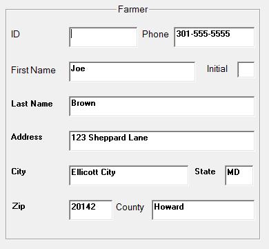 If you are a certified farm operator, enter your nutrient management certification number and name. You do not need to enter a license number. B.