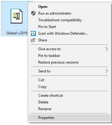 Standalone The following steps will guide you through installing Global onto your computer for the first time.
