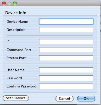 Device Info Device Name: input the DVR site name which will be displayed on the Server list. Please note that this name has nothing to do with the ID registered in DVR.