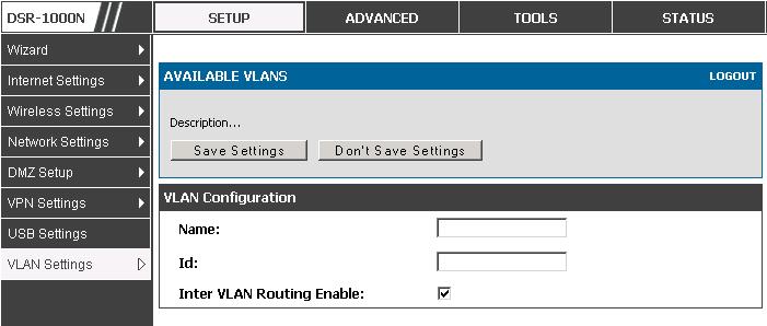 User Manual LAN. VLAN filtering is particularly useful to limit broadcast packets of a device in a large network VLAN support is disabled by default in the router.