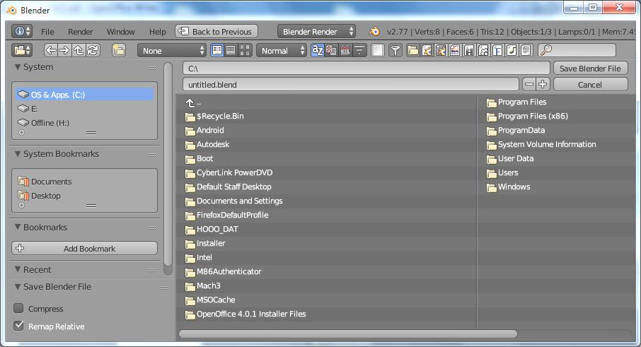 Blender also has extensive Import and Export options in the file menu that work well with VRML (.wrl),.dxf, and.stl files.