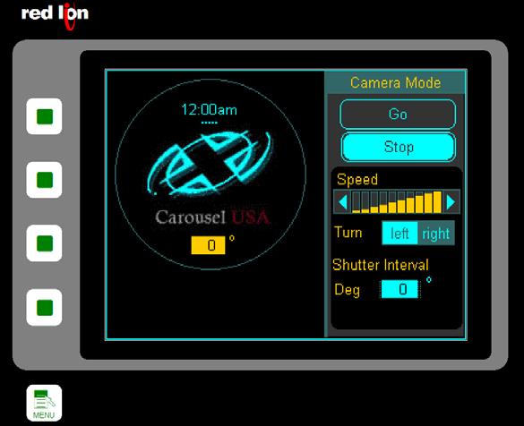 Camera Mode Camera Mode operates much like Jog Mode except that the user may specify how often to provide a signal to an external camera or other device.