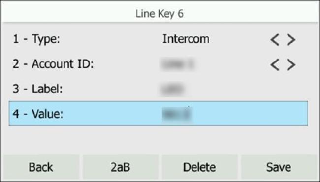 From the Home screen, press and hold an empty soft key 2. Highlight the desired line 3. Press OK, then select the desired ringtone and press Save.