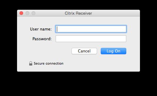 Enter your York Region Username and Password, and the Citrix window will update itself. 3.