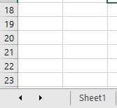 However, this just takes you to the sheet. Click the tab when it becomes visible to see the worksheet s contents.