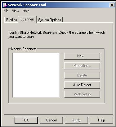 Verify that the Network Scanner Tool detects the intended scanner Double-click this icon to open the Network Scanner Tool (see page 3). 1.