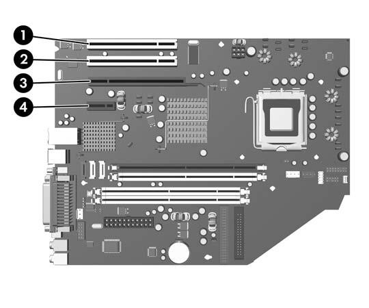Removing or Installing an Expansion Card The computer has two standard low-profile PCI expansion slots that can accommodate an expansion card up to 17.46 cm (6.875 inches) in length.